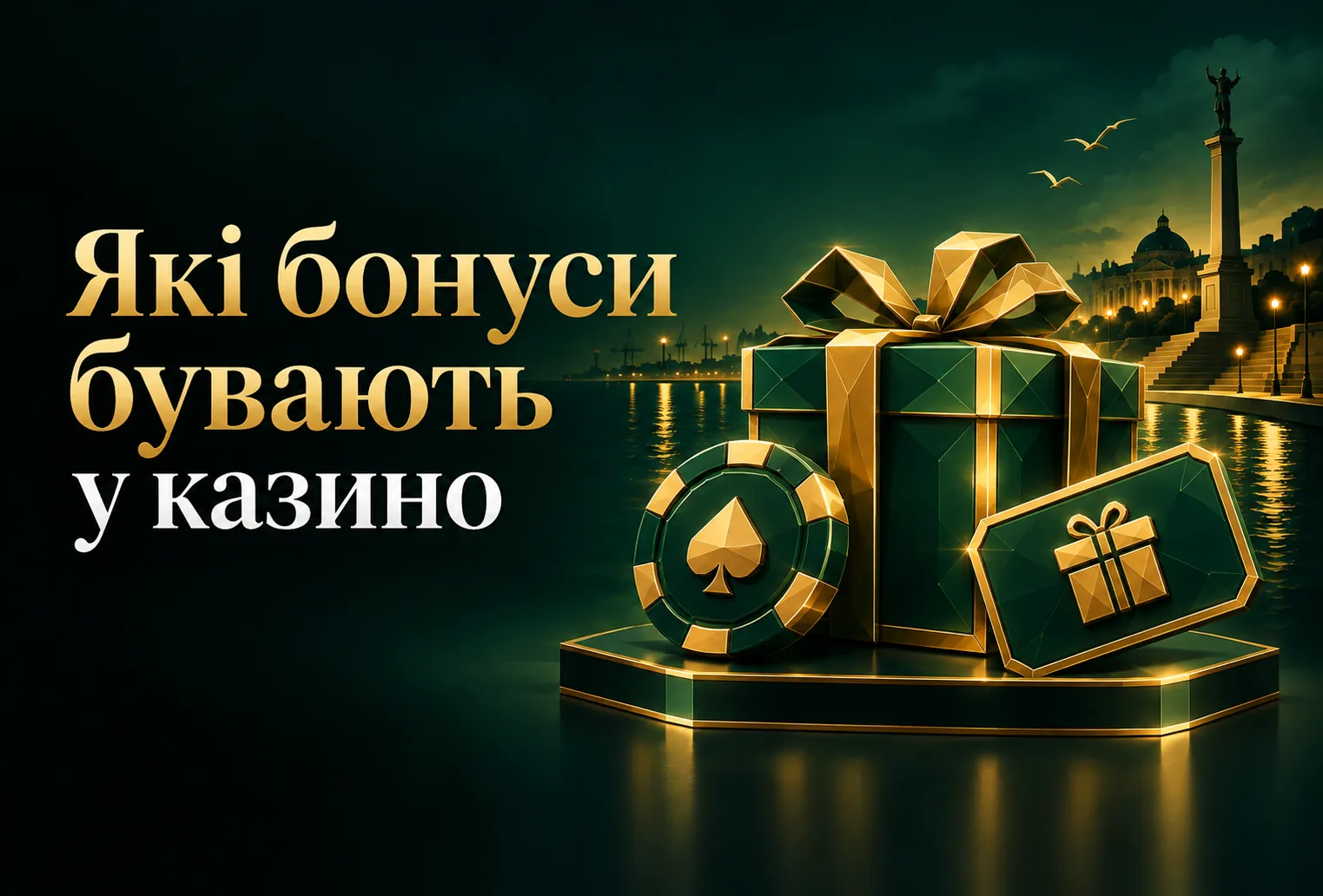 Які бонуси бувають у казино