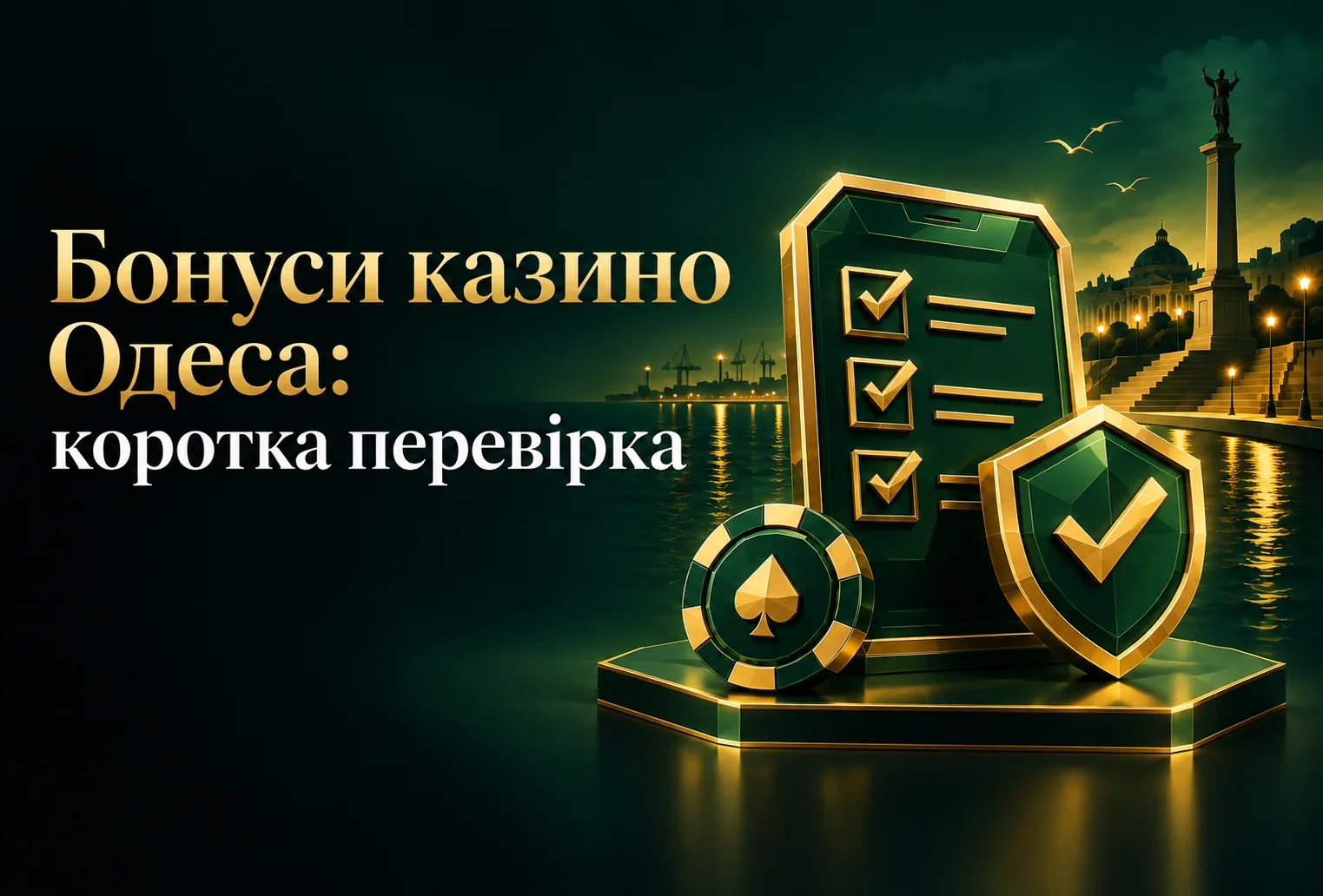 Бонуси казино Одеса: коротка перевірка