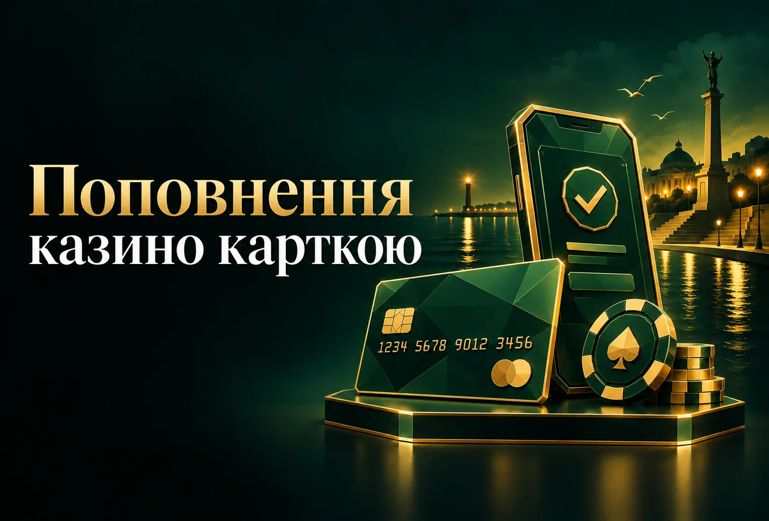 Поповнення казино карткою