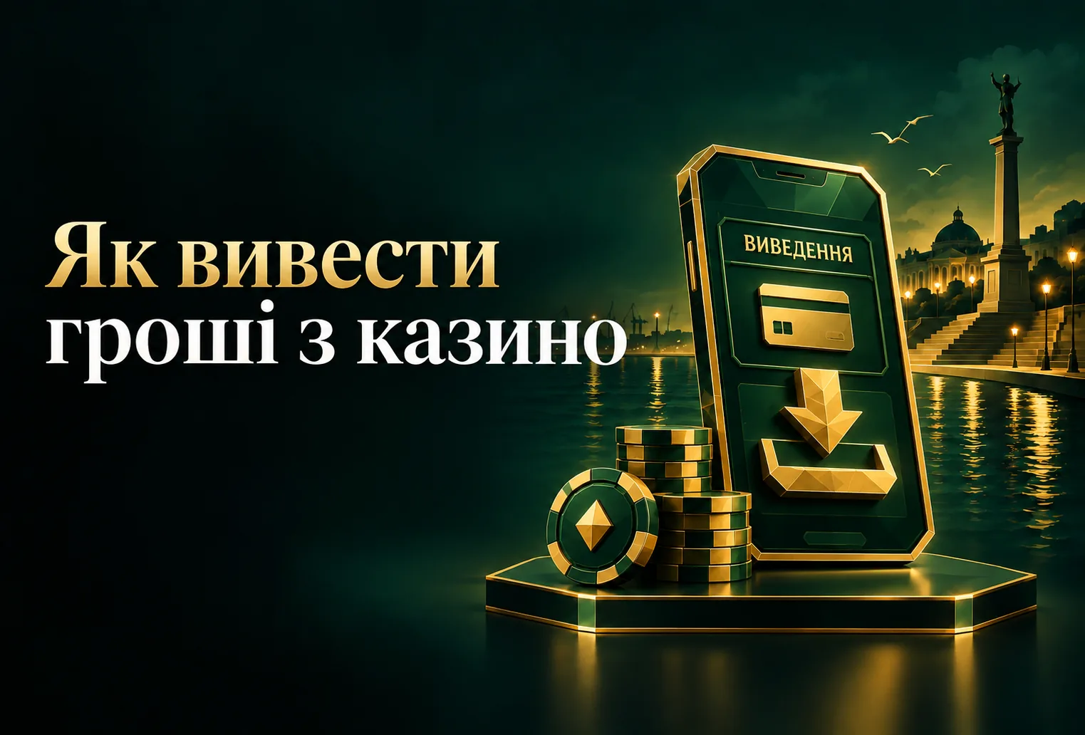 Як вивести гроші з казино